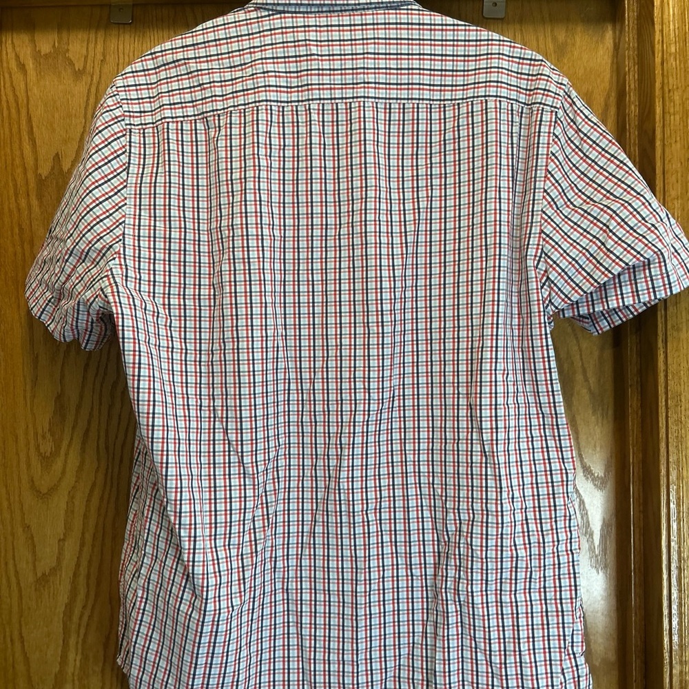 UNTUCKit Shirt Men’s XL Plaid Short Sleeve Button Down Untucked Fit Casual - Picture 7 of 8